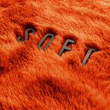 Faux Fur Anti Slip Soft Plush Rust Shaggy Rug