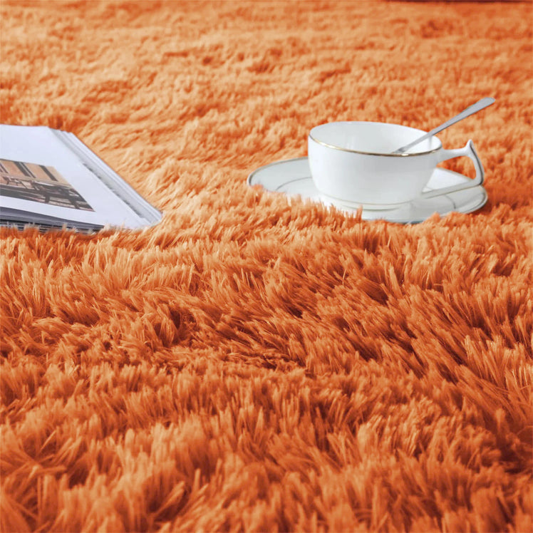 Shaggy Rug Rust