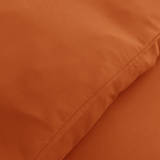 Plain Rust Duvet Cover