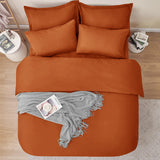 4 Piece Bedding Set Duvet Cover, Pillowcases & Fitted Sheet