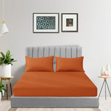 Rust Deep Fitted Sheets 25CM