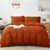 4 Piece Bedding Set Duvet Cover, Pillowcases & Fitted Sheet