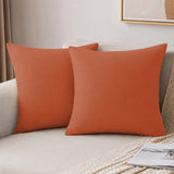 Microfibre Plain Cushion Covers for Sofa & Bed