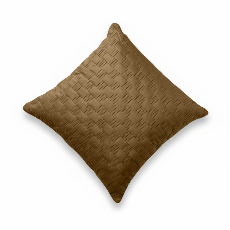 Velvet Embossed Pattern Cushion Covers Check