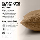 Velvet Embossed Pattern Cushion Covers Pebbles