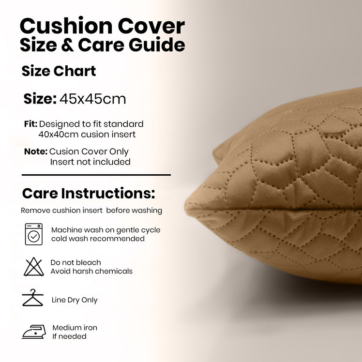 Velvet Embossed Pattern Cushion Covers Pebbles