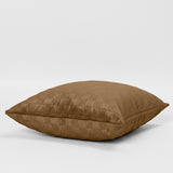 Velvet Embossed Pattern Cushion Covers Check