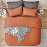 4 Piece Bedding Set Duvet Cover, Pillowcases & Fitted Sheet