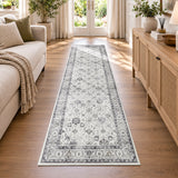Persian Floral Medallion Cashmere Rug Serene