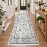 Persian Floral Medallion Cashmere Rug Serene