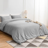 Plain Silver Duvet Covers