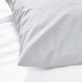 Silver Pillow Cases Plain Pair