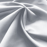 Silver Pillow Cases Plain Pair