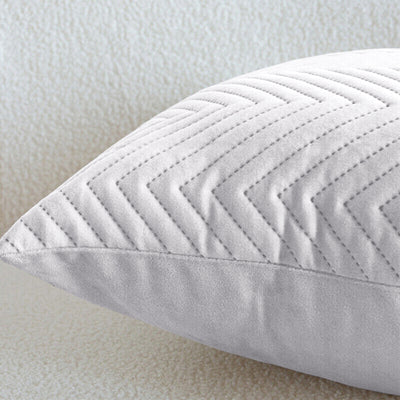 Quilted Embossed Wave Striped Cushion Covers