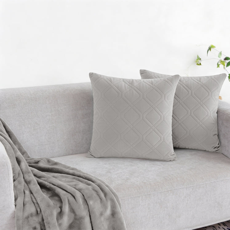 Velvet Embossed Cushion Covers Diamond