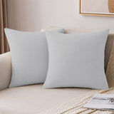 Microfibre Plain Cushion Covers for Sofa & Bed