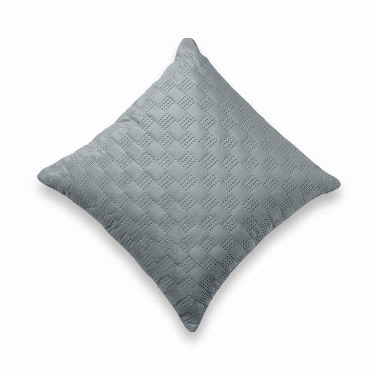 Velvet Embossed Pattern Cushion Covers Check