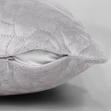 Velvet Embossed Pattern Cushion Covers Pebbles