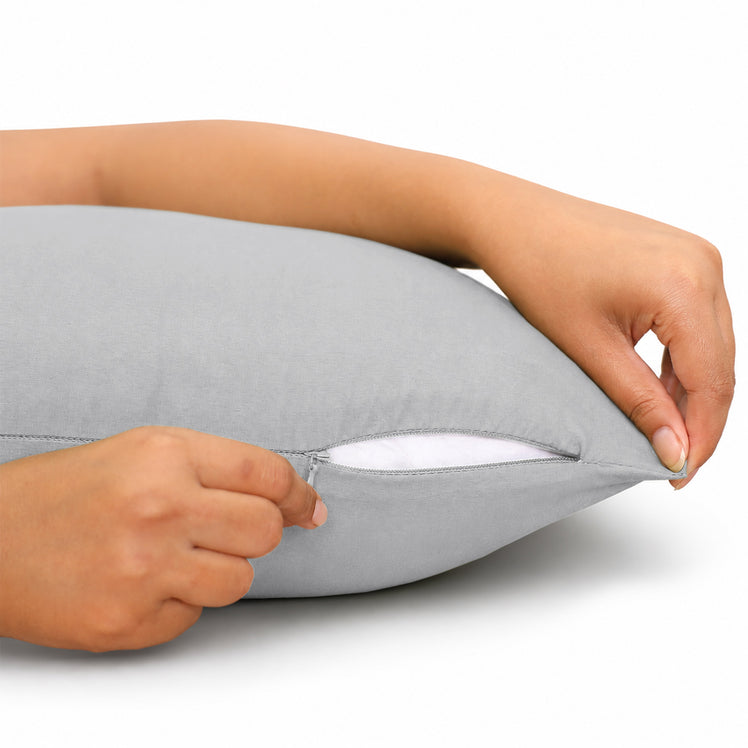 Microfibre Plain Cushion Covers for Sofa & Bed