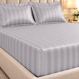Dobby Stripe Fitted Sheet 40CM