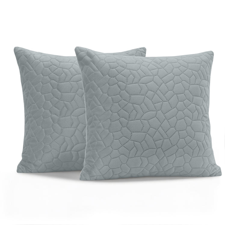 Velvet Embossed Pattern Cushion Covers Pebbles