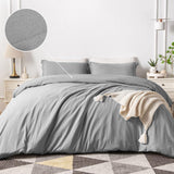 Plain Silver Duvet Covers