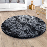 Round Shaggy Rugs Faux Fur Soft Fluffy