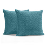 Velvet Embossed Pattern Cushion Covers Pebbles