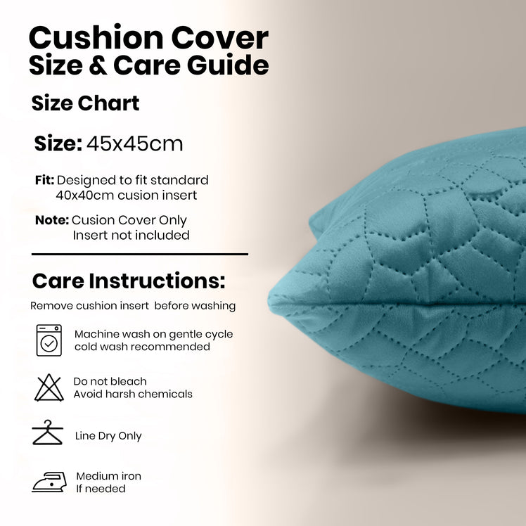 Velvet Embossed Pattern Cushion Covers Pebbles