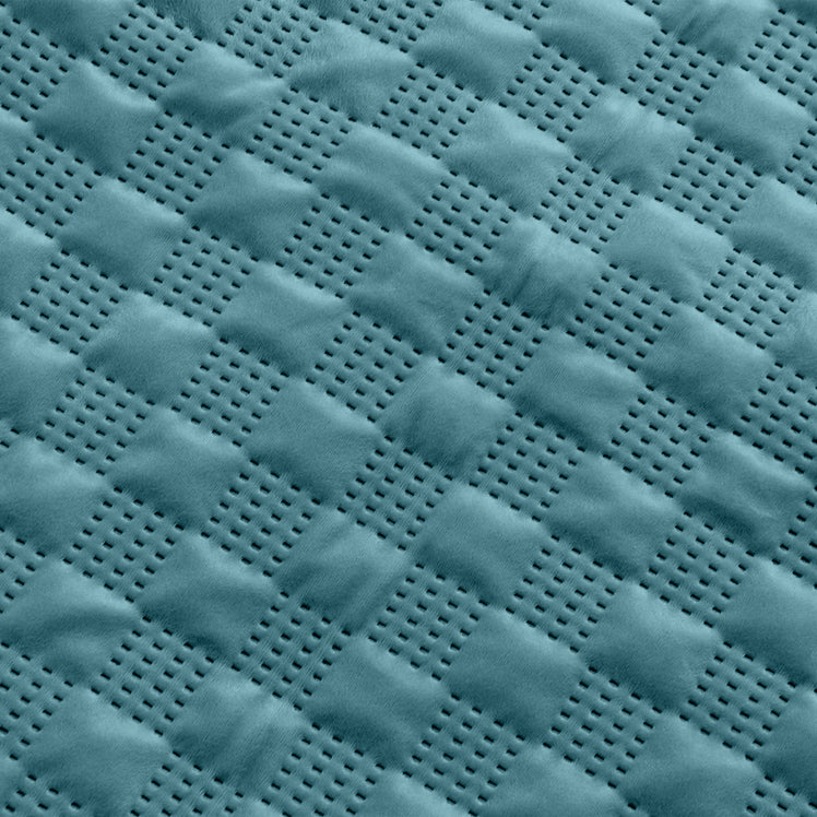 Velvet Embossed Pattern Cushion Covers Check