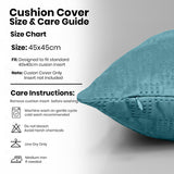 Velvet Embossed Pattern Cushion Covers Check