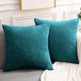 Velvet Striped Corduroy Cushion Covers