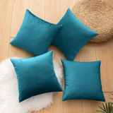 Filled Sofa Cushions & Velvet Covers 4 Pack