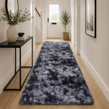 Faux Fur Anti Slip Soft Plush Shaggy Rug Tie Dye