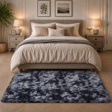 Faux Fur Anti Slip Soft Plush Shaggy Rug Tie Dye