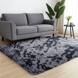 Faux Fur Anti Slip Soft Plush Shaggy Rug Tie Dye