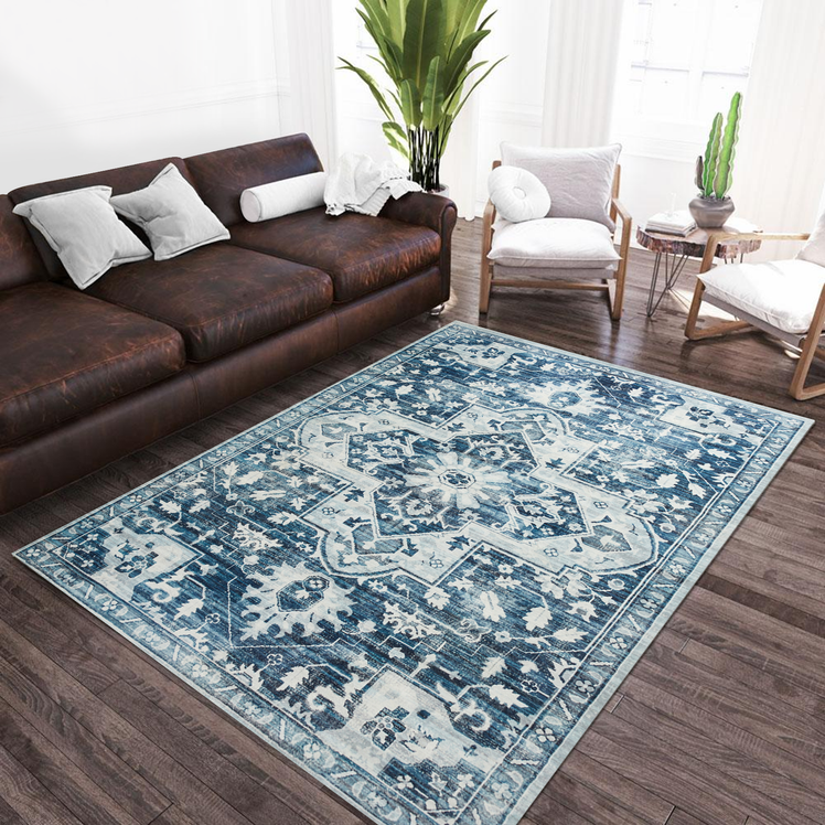 Bohemian Vintage Area Rug Tranquil