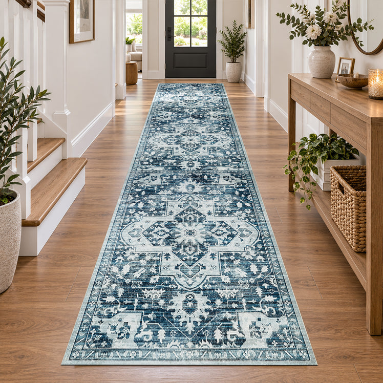 Bohemian Vintage Area Rug Tranquil
