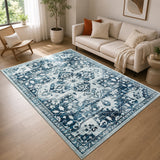 Bohemian Vintage Area Rug Tranquil