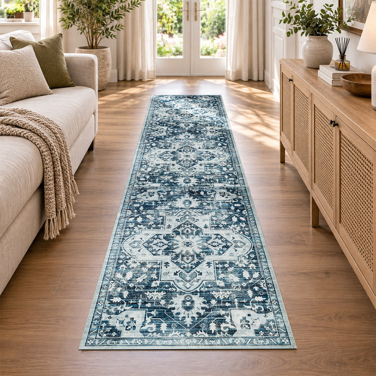 Bohemian Vintage Area Rug Tranquil