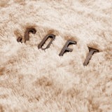 Faux Fur Anti Slip Soft Plush Shaggy Rug Tie Dye Cream