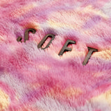 Faux Fur Anti Slip Soft Plush Shaggy Rug Rainbow