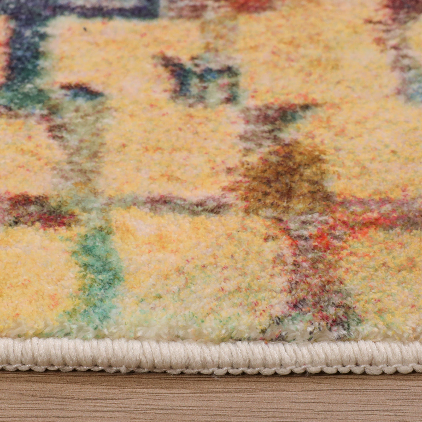 Vibrant Abstract Large Area Bedroom Rug