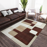 Modern Geometric Living Room Large Rug