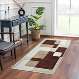 Modern Geometric Living Room Large Rug