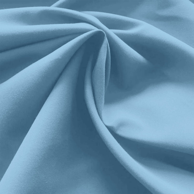 Washed Blue Pillow Cases Plain Pair