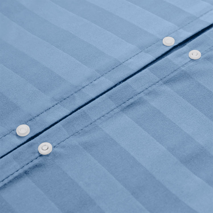 Stripe Duvet Covers Bedding Set with Pillowcases & Fitted Sheet