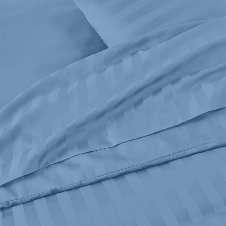 Stripe Duvet Covers Bedding Set with Pillowcases & Fitted Sheet