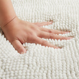 Chenille Bath Mat White