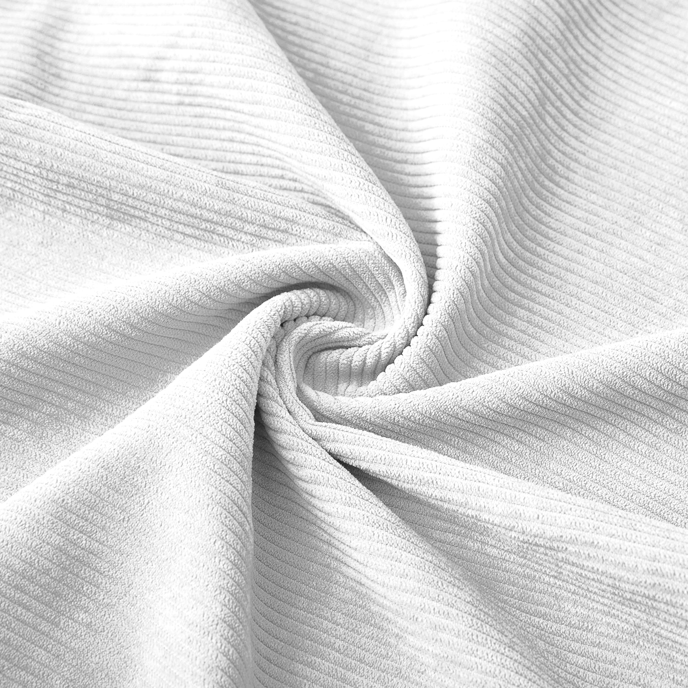 Velvet Corduroy Cushion Covers White
